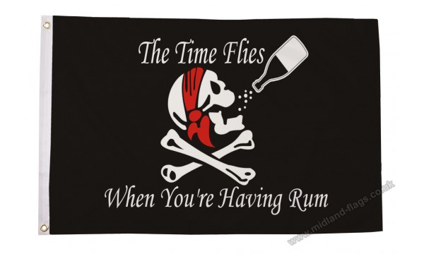Time Flies When You Have Rum Flag